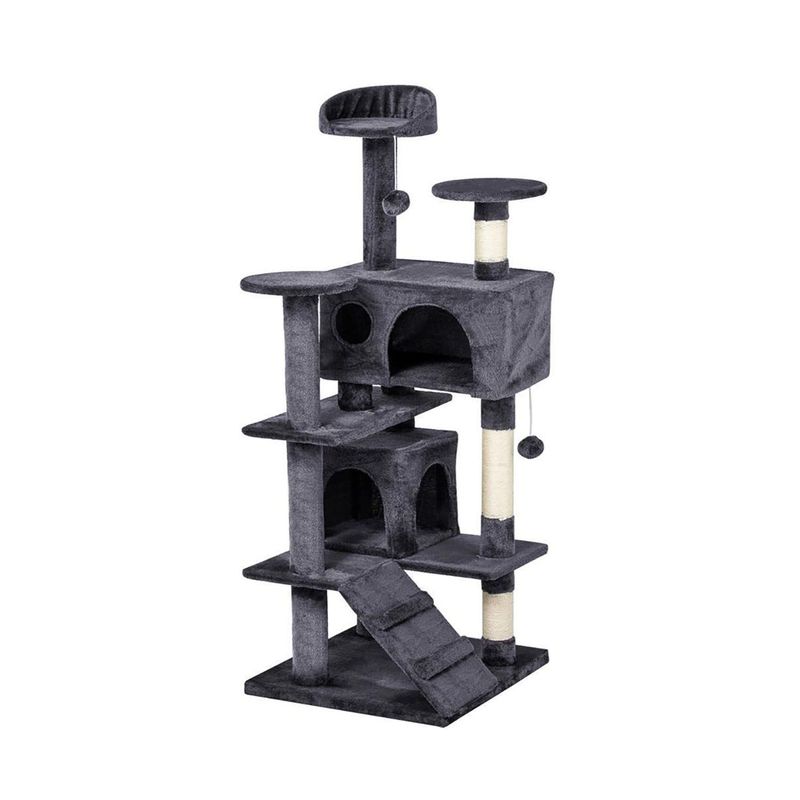 QUE PATAS PET SHOP - Gimnasio Completo  para Gatos  Gris