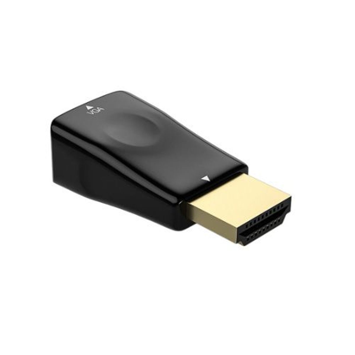 GENERICO - Adaptador HDMI-VGA 1080P Negro