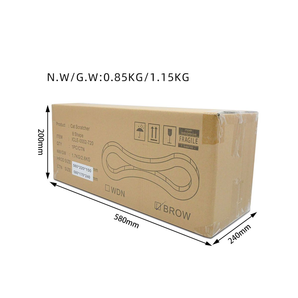 QUE PATAS PET SHOP - Mueble Rascador Infinito de Cartón para Gato