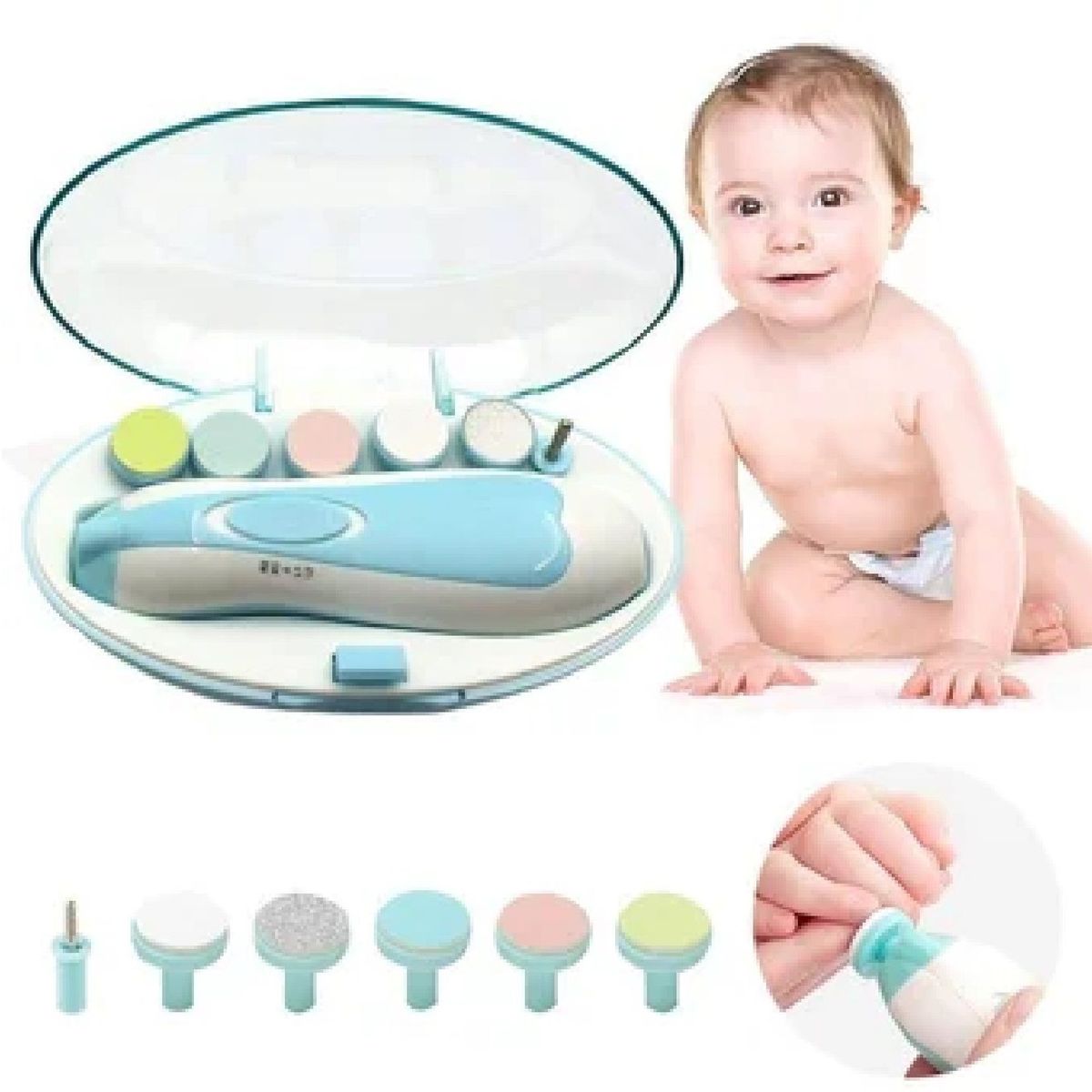 OTTOWARE - Cortaúñas Eléctrico para Bebes