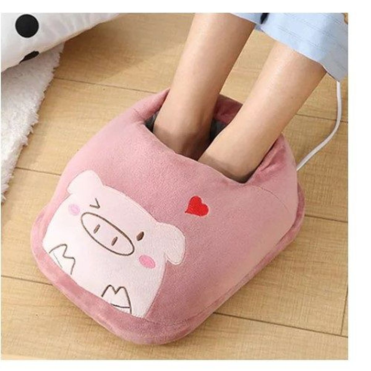 GENERICO - Pantufla Calentador Eléctrico Pies Kawaii Con Control