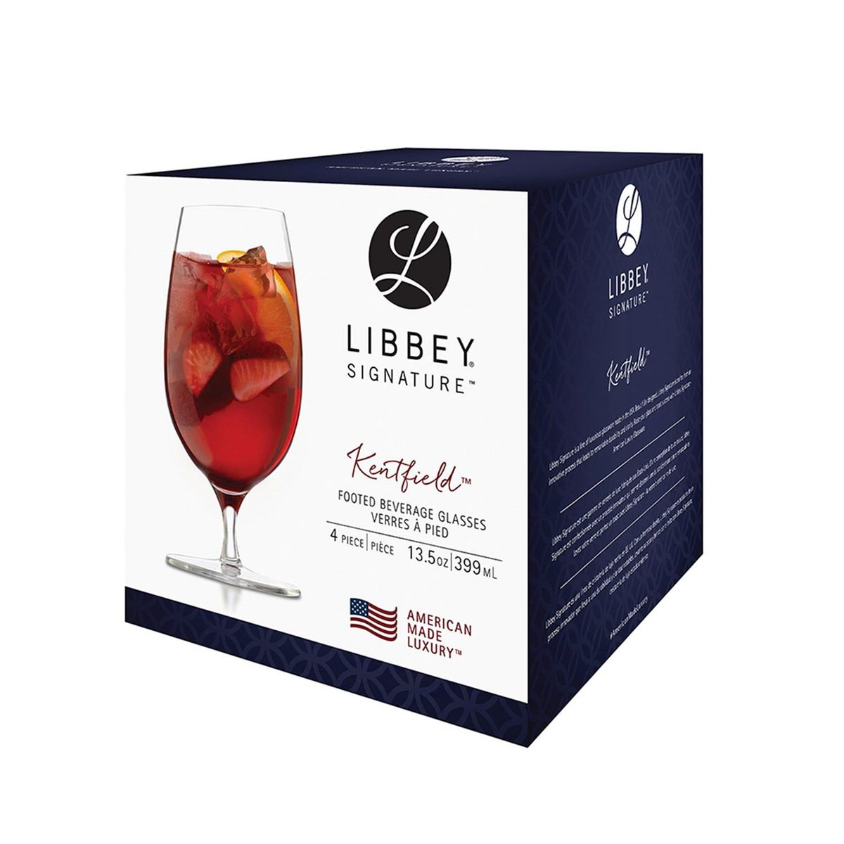 LIBBEY - Copa Alta para Bebida Signature Kentfield 4 Piezas 399 ml