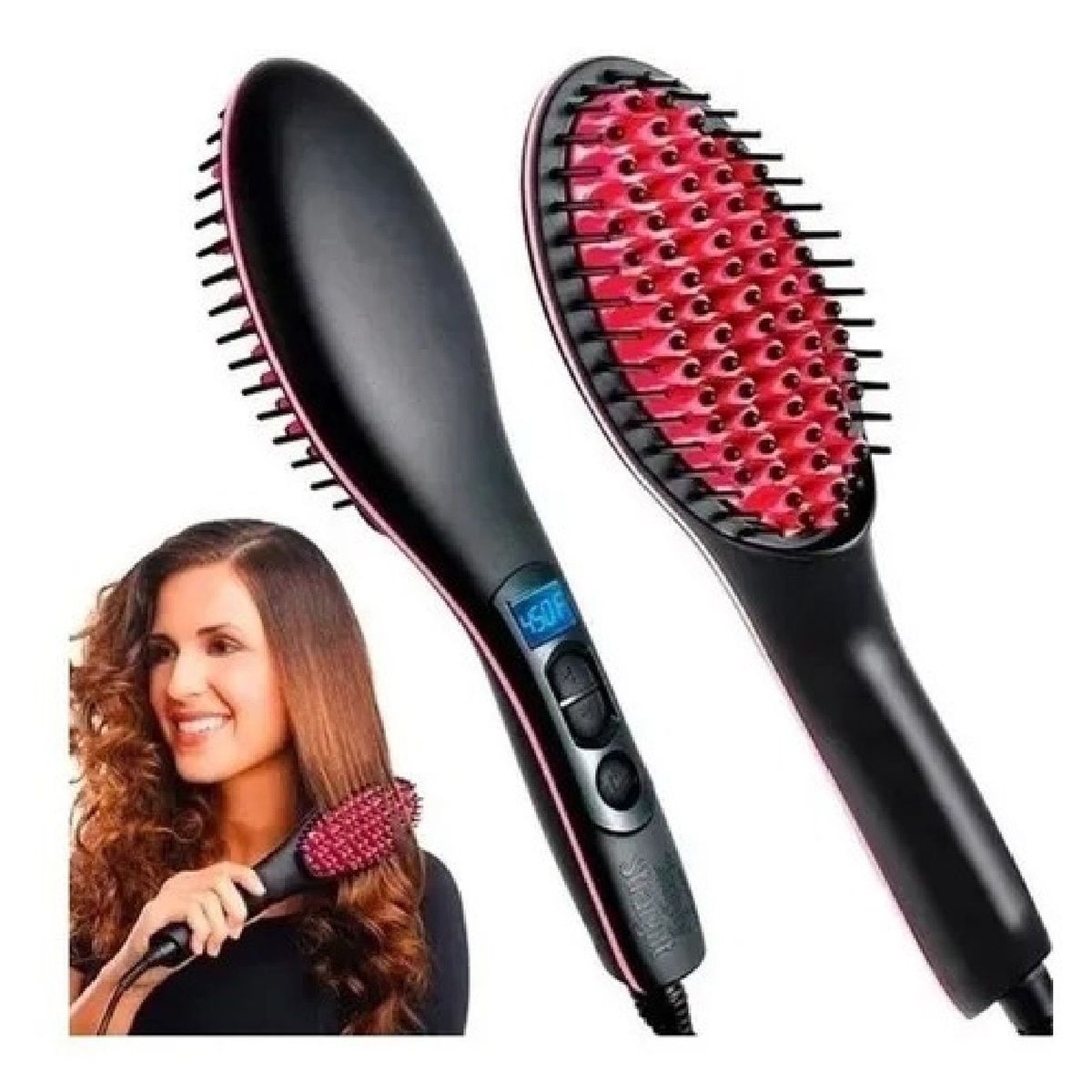 OTTOWARE - Cepillo Alisador Iónico De Cabello