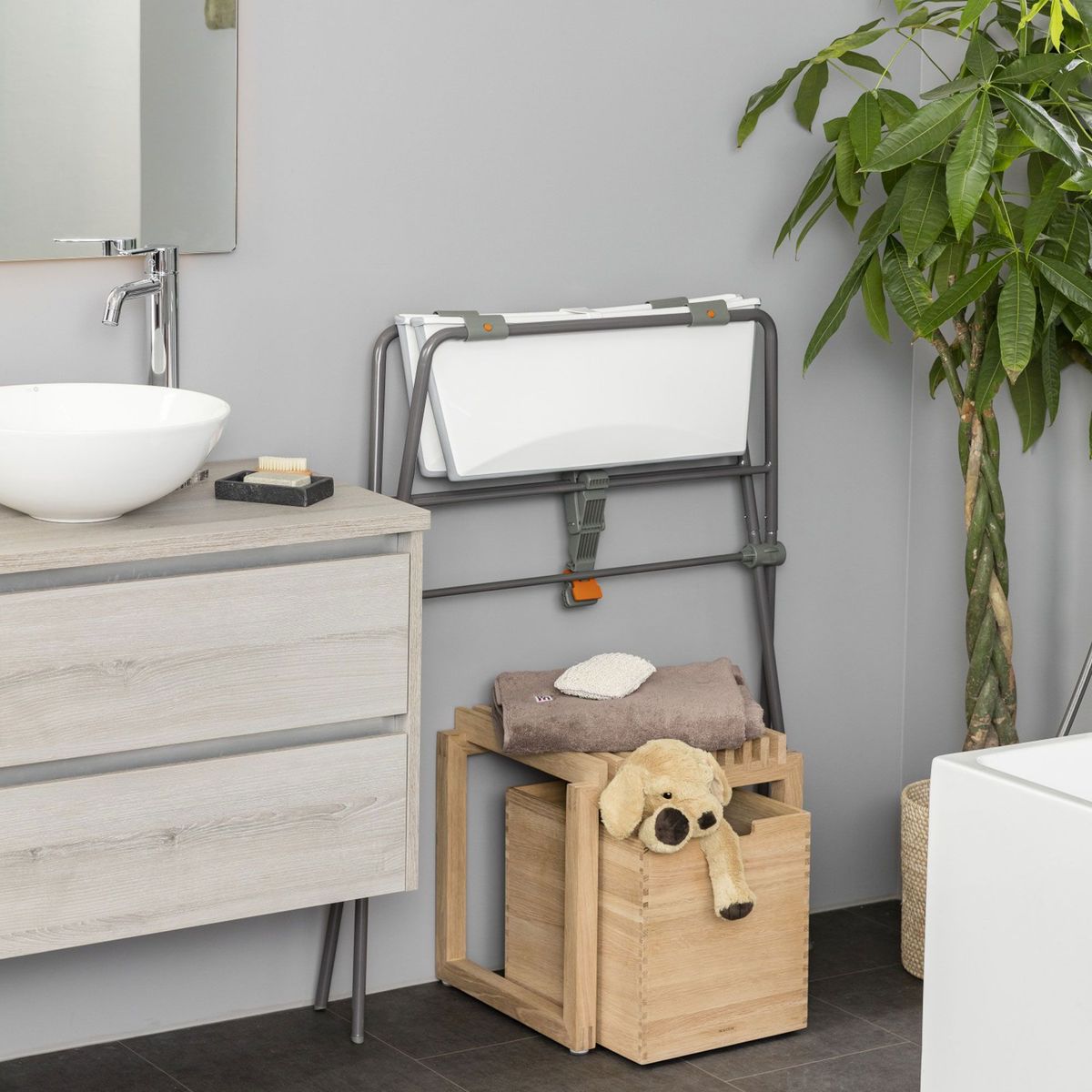 STOKKE - SOPORTE PARA BAÑERA PLEGABLE FLEXI BATH STOKKE