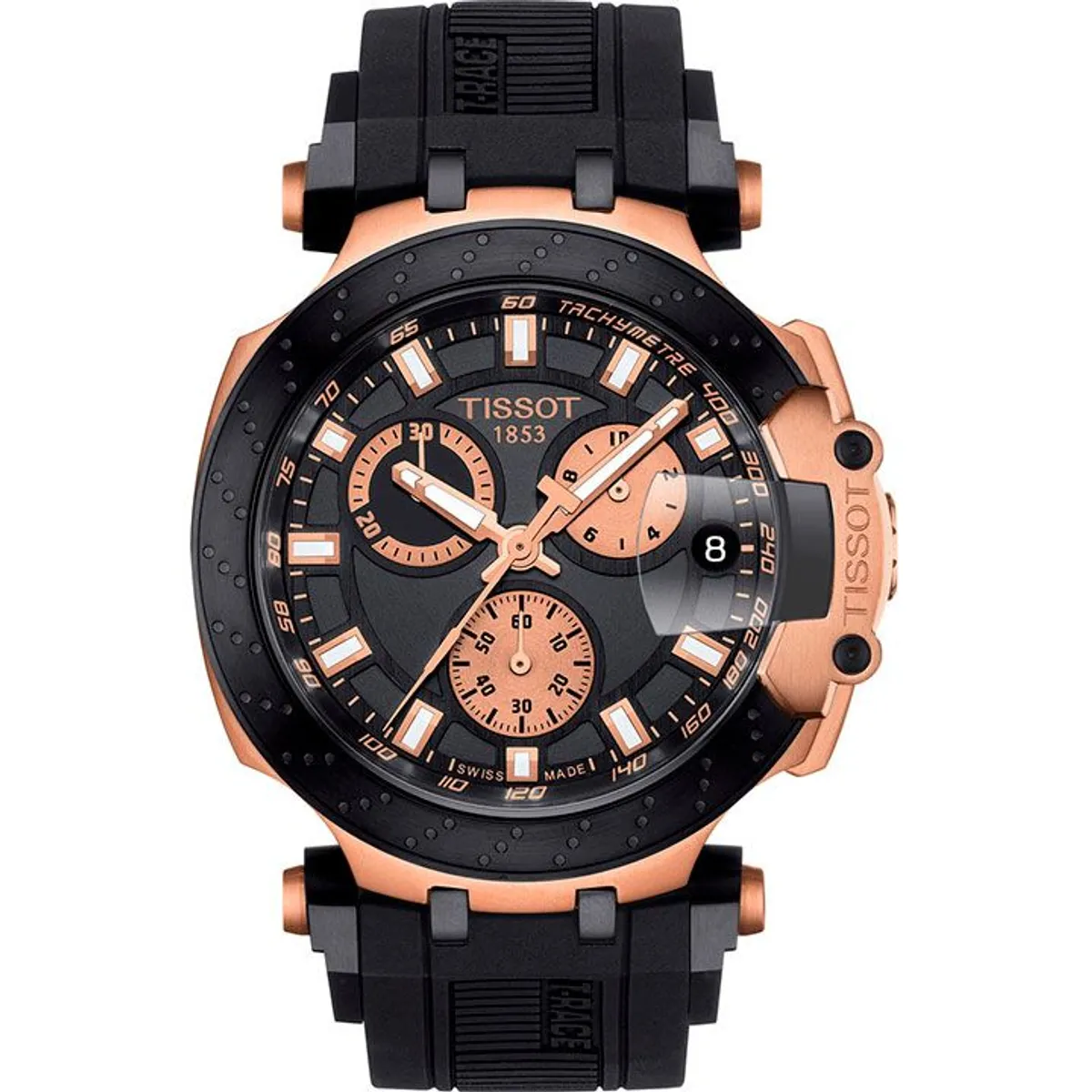 TISSOT - Reloj Tissot T-Race T1154173705100 - Negro y Dorado