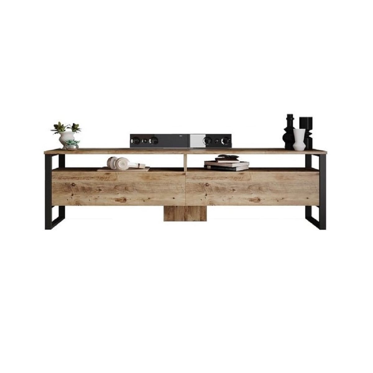 STARHOME - CENTRO DE ENTRETENIMIENTO STARHOME BOLX ESTILO INDUSTRIAL 65"