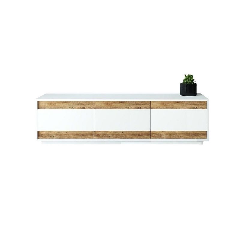 STARHOME - CENTRO DE ENTRETENIMIENTO STARHOME SOUTHERN ROBLE Y BLANCO 65"