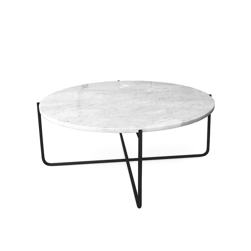 DECOR MESAS - Mesa de Centro Ratona Circular - Mármol