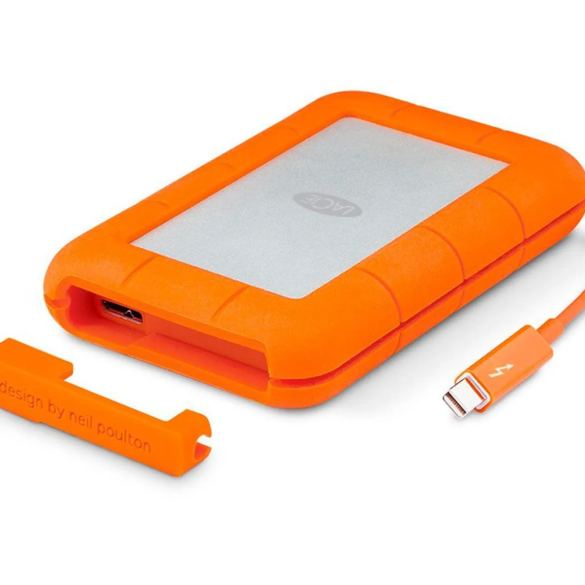 LACIE - Disco Duro Externo LaCie Rugged 1TB USB-C 2.5'', USB C 3.0