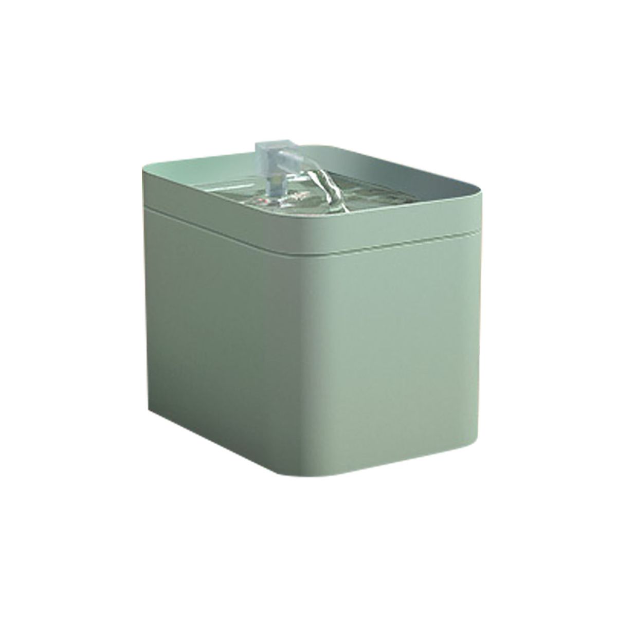 QUE PATAS PET SHOP - Fuente Básica para Gatos Hidratación Constante Verde