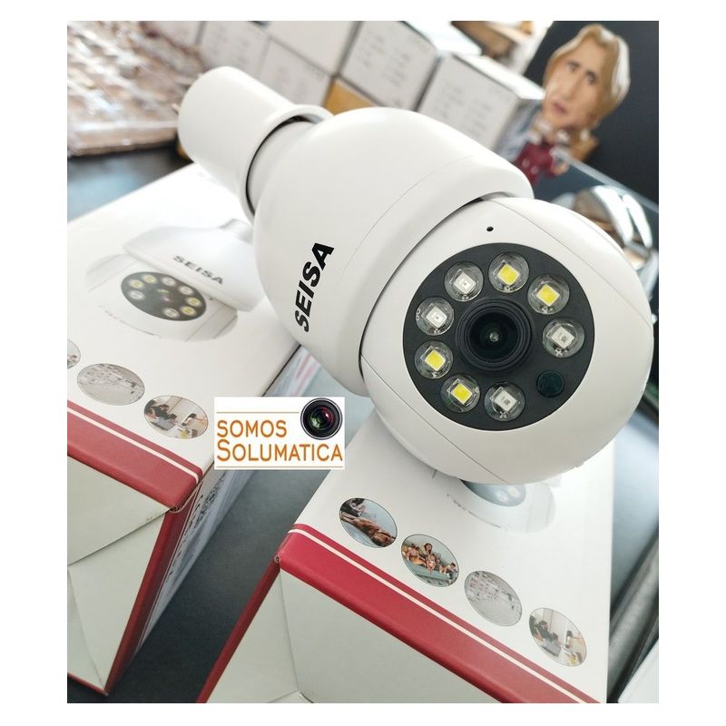 SEISA - Camara De Vigilancia Fullhd - Wifi Para Celular - Ptz Nocturna