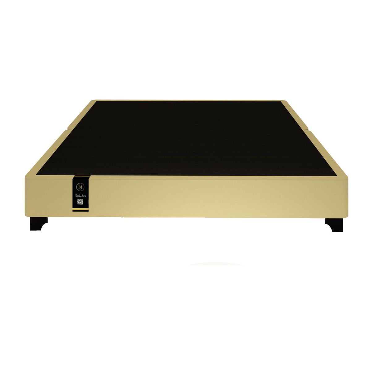BARAKA HOME - Base De Cama Luton King Europeo 200 x 200 2Piezas - Beige claro
