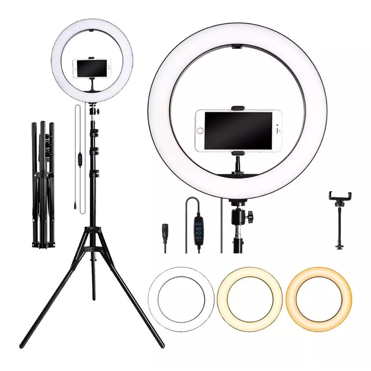 Aro Led Luces Led Con Tripode Mini Tripode 26 Cm Luces Led Aro Aro