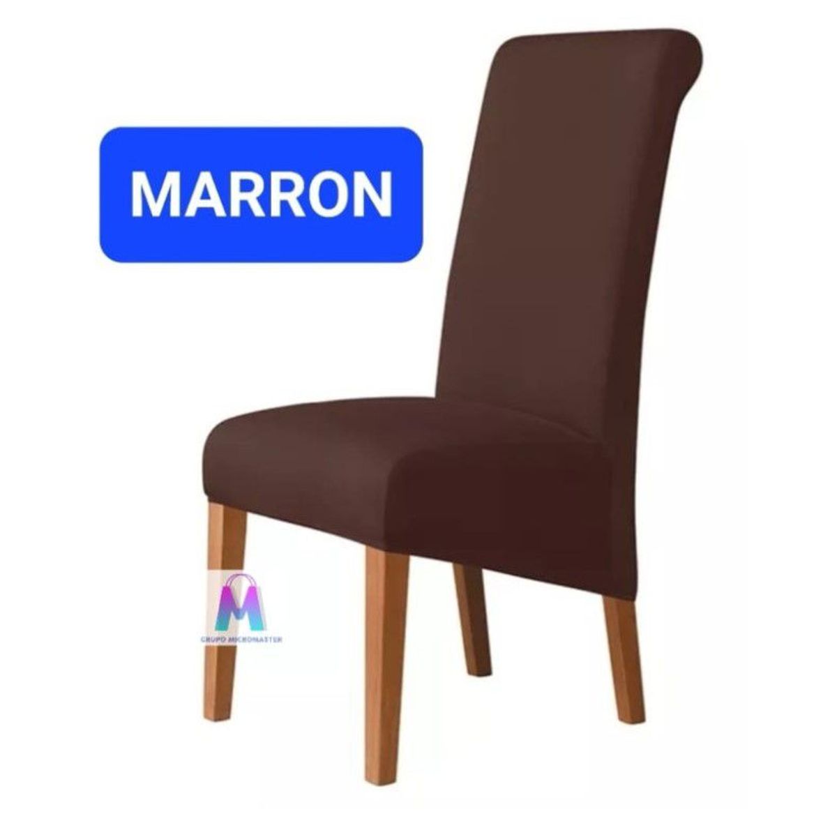 GENERICO - 06 Forros de silla Arabe XL- color Marron