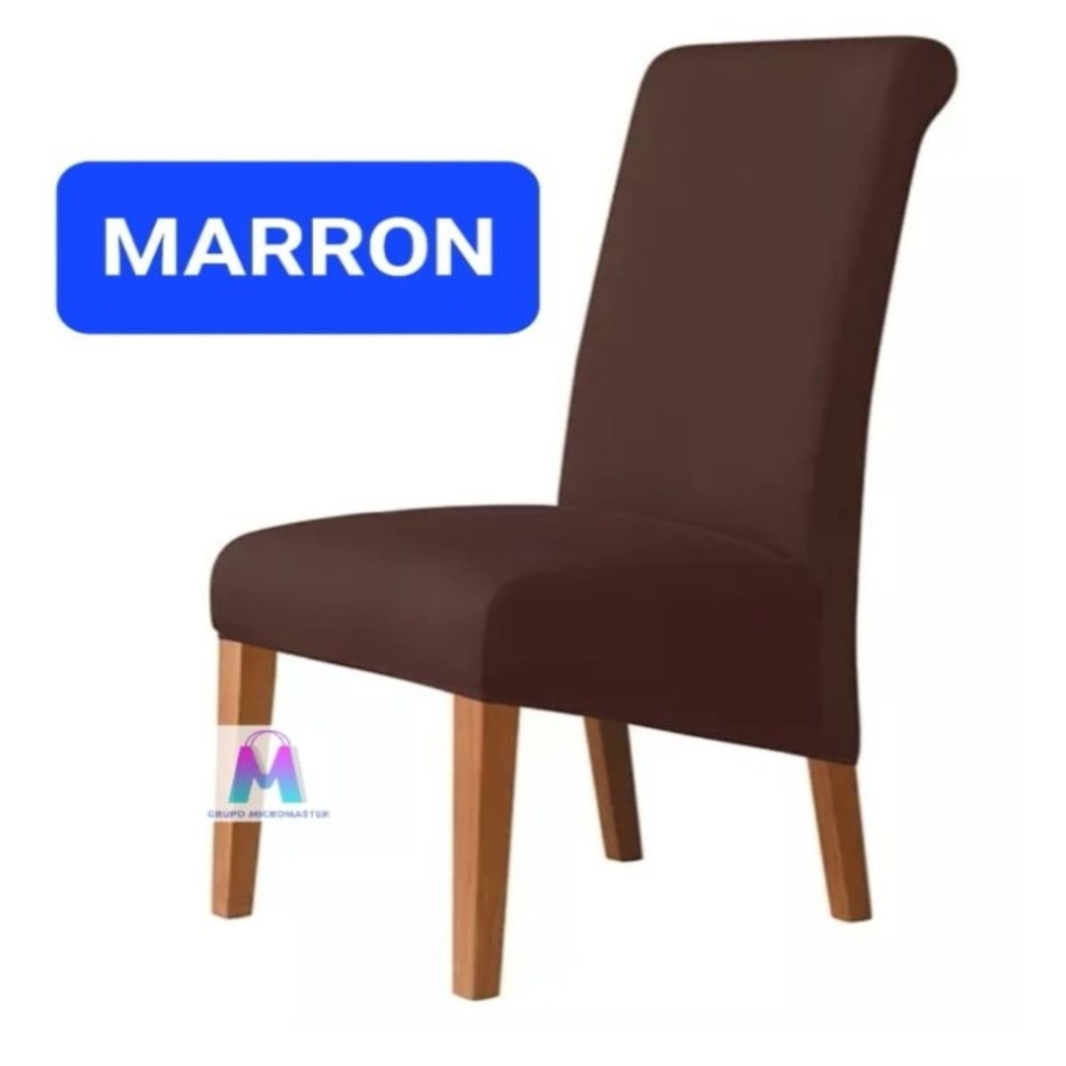 GENERICO - 08 Forros de silla Arabe XL color Marron