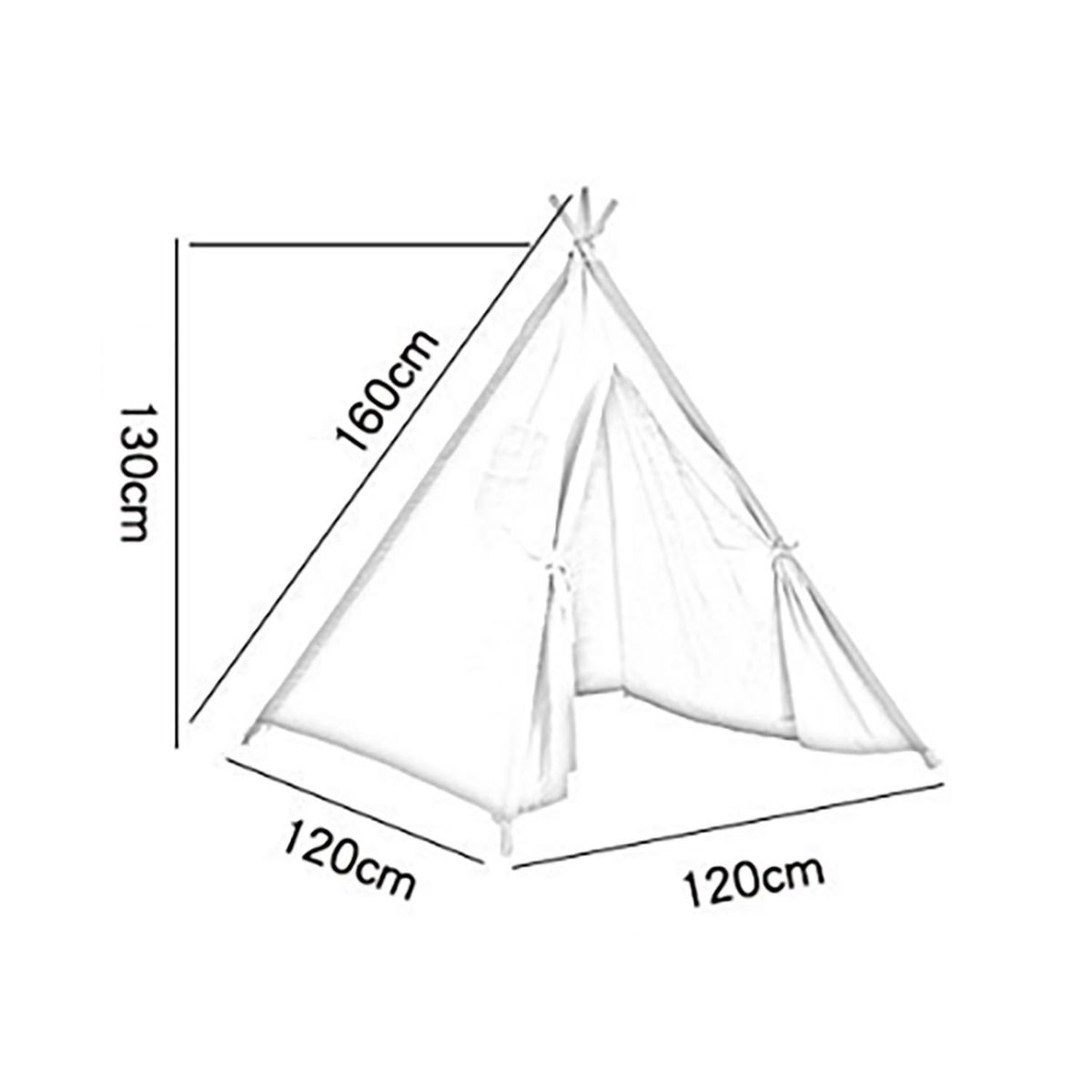 VOLTERETAS - Teepee para Niños en color Rosado