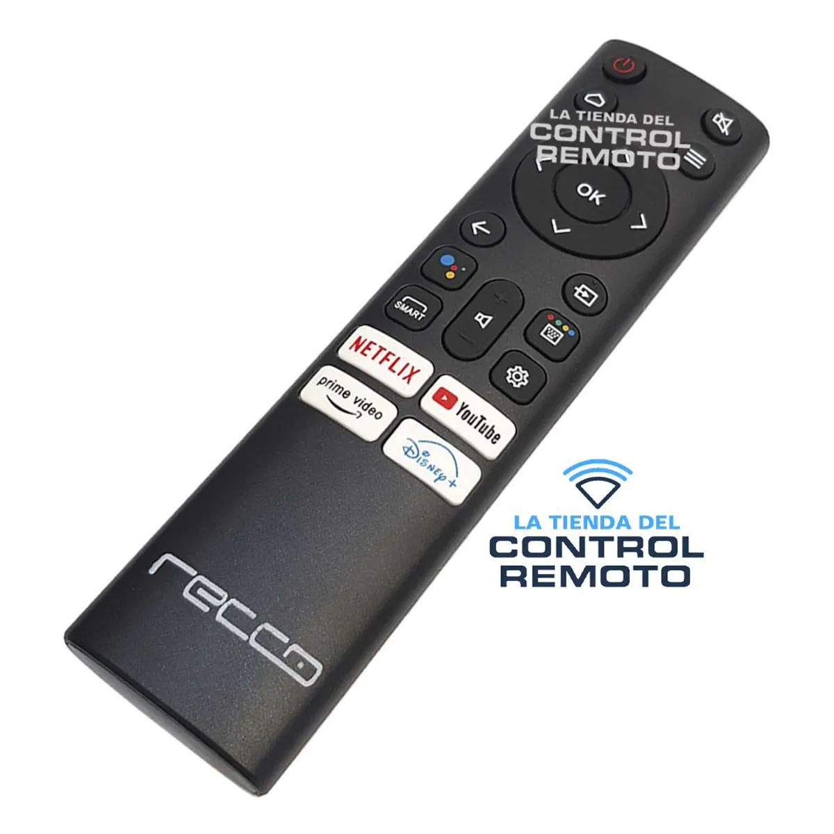 GENERICO - Control Remoto Para Tv Recco Smart 4K