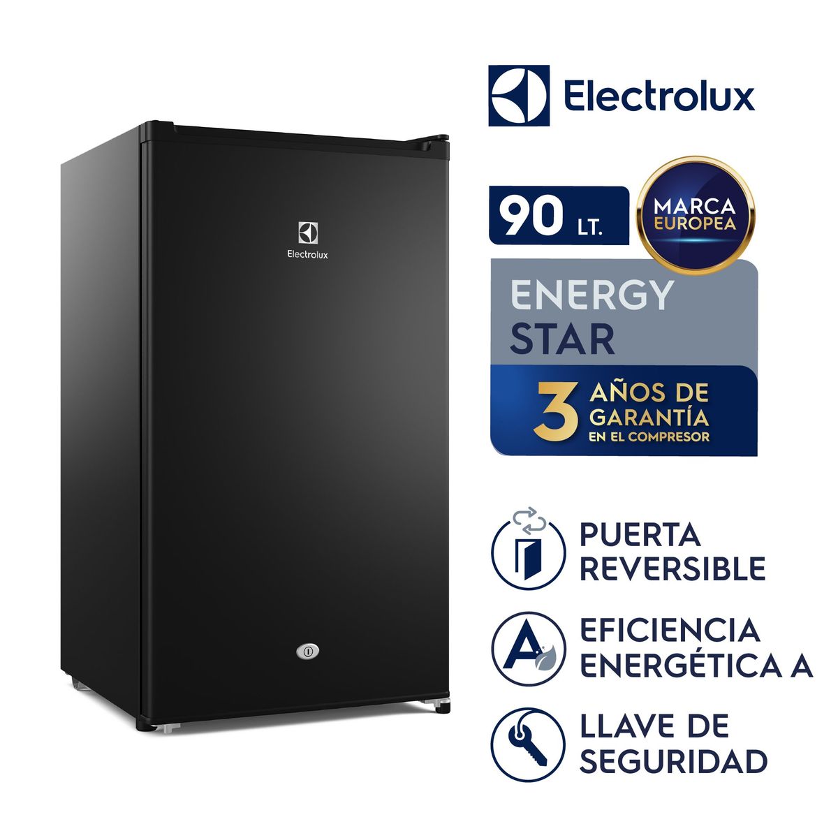 ELECTROLUX - Frigobar Electrolux Premium Black ERD090G2HWB