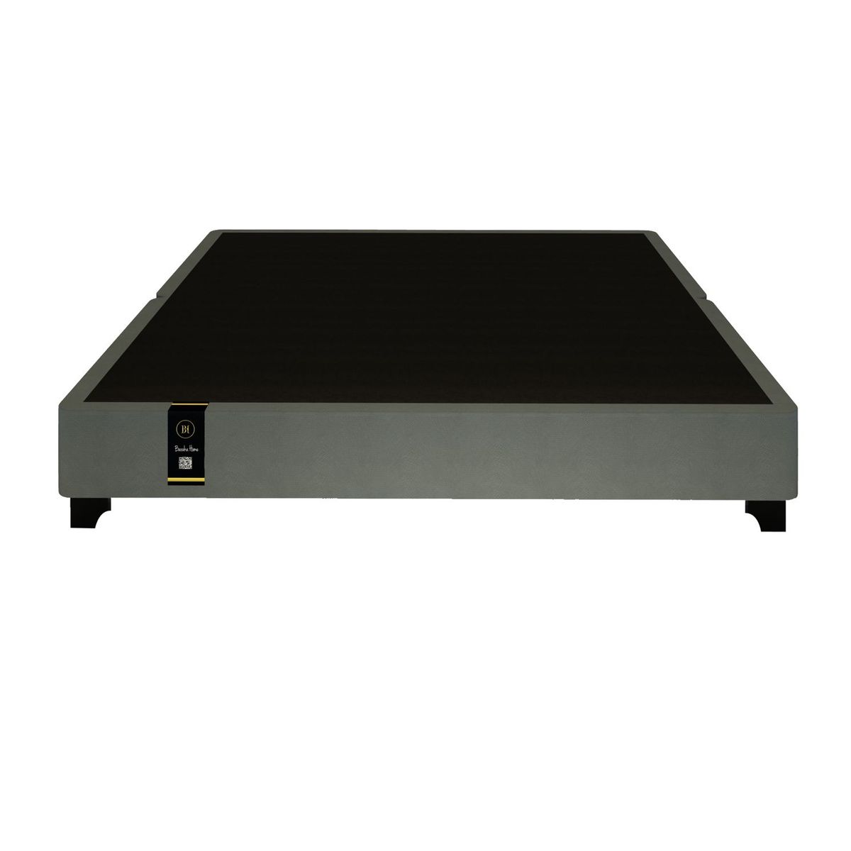 BARAKA HOME - Base De Cama Luton King Europeo 200 x 200 2Piezas - Gris oscuro