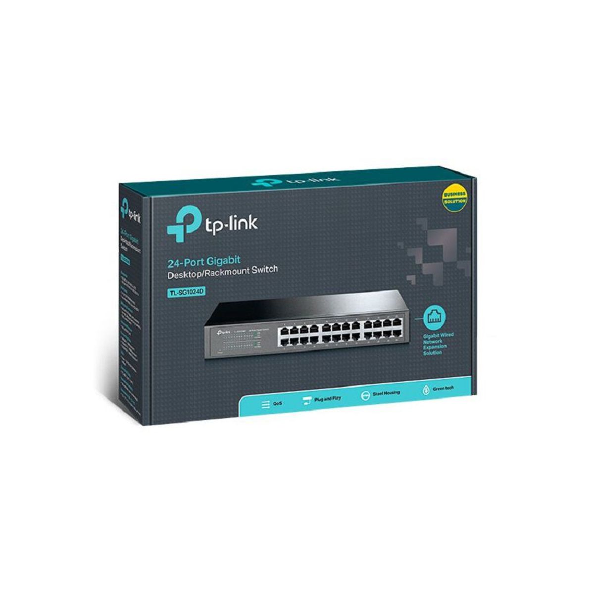 TP LINK - Switch Rackeable TP-Link Gigabit 24 Puertos de Metal