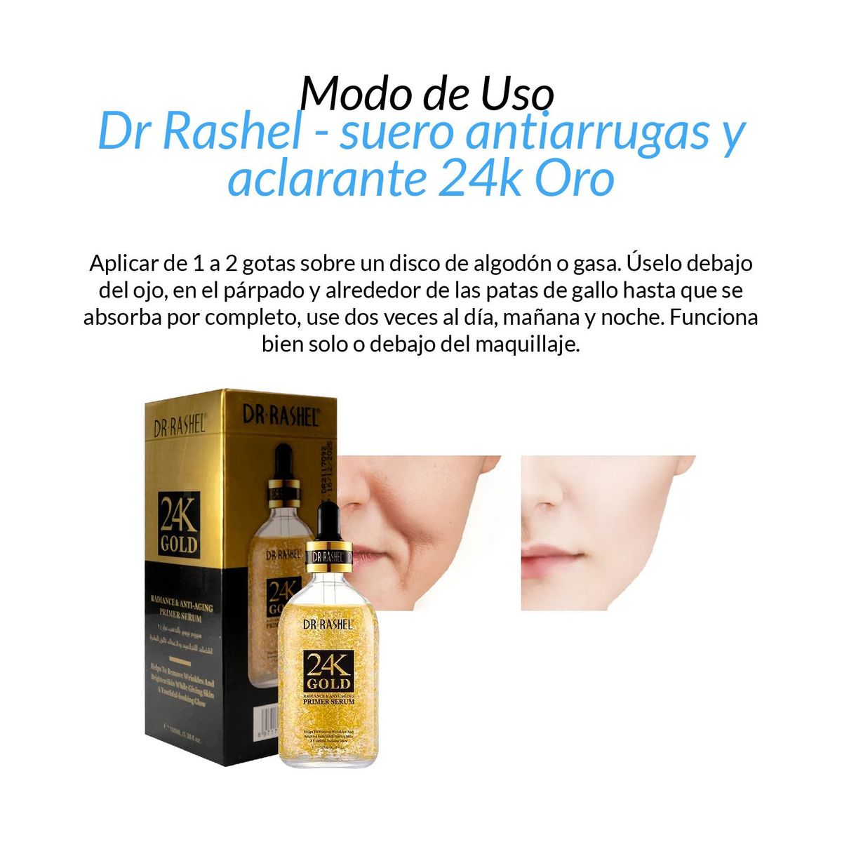 GENERICO - Pack Serum Gold 24k  Gold 99 Vip - Dr Rashel_123