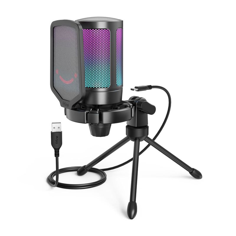 FIFINE - Micrófono Fifine A6V BLACK