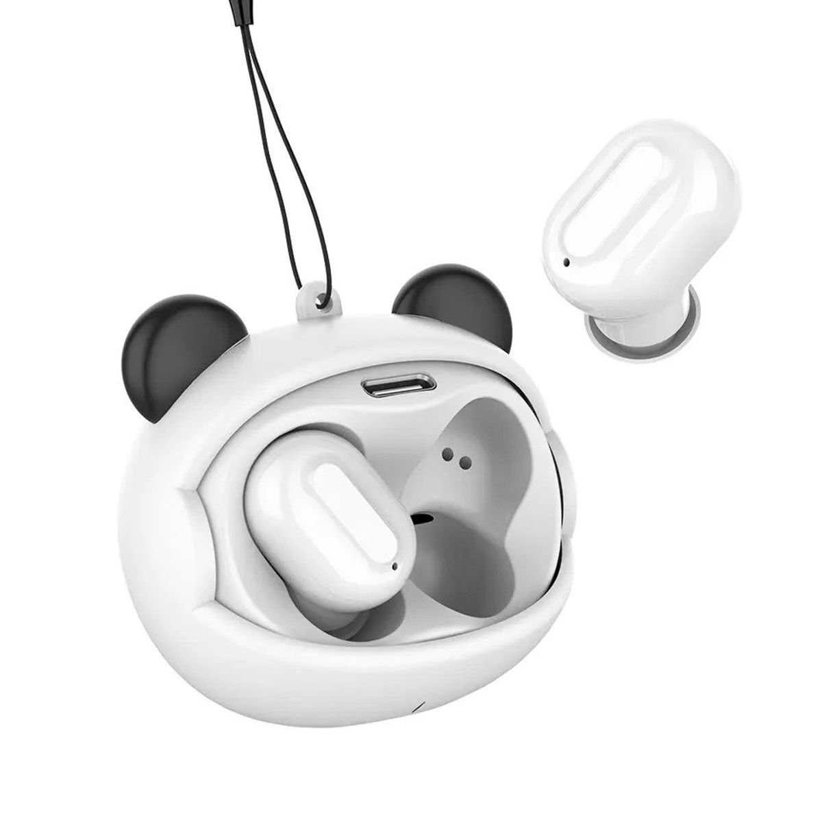 EWTTO - Audífonos Bluetooth Ewtto Diseño Panda y Rostro Intercambiable