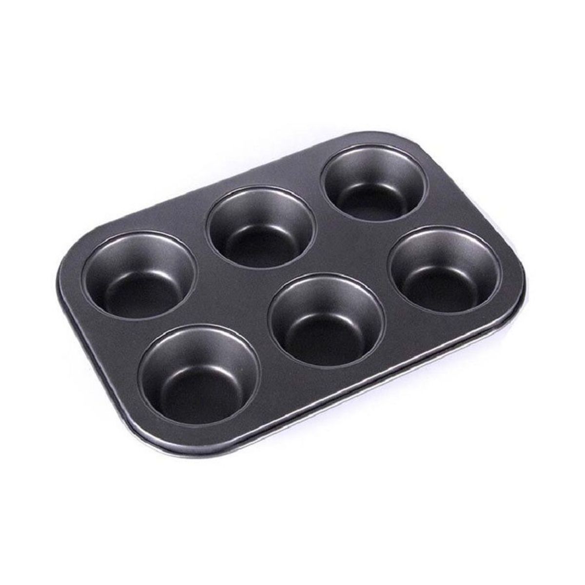 GENERICO - Molde para 6 Unidades Cupcake Teflon