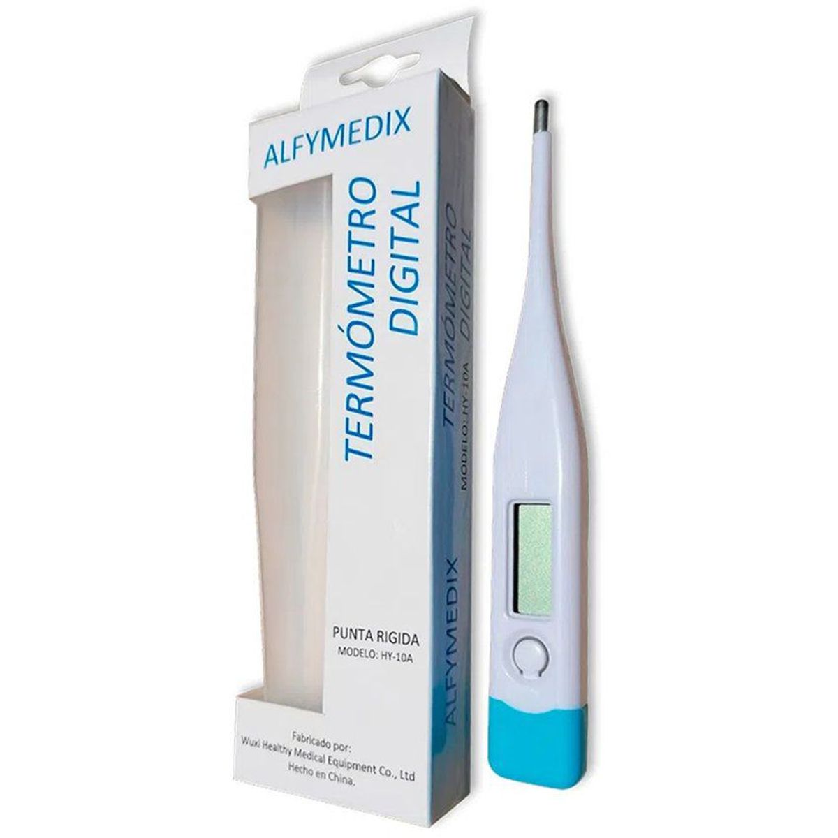 GENERICO - Termómetro Digital Alfymedix Celeste con Estuche