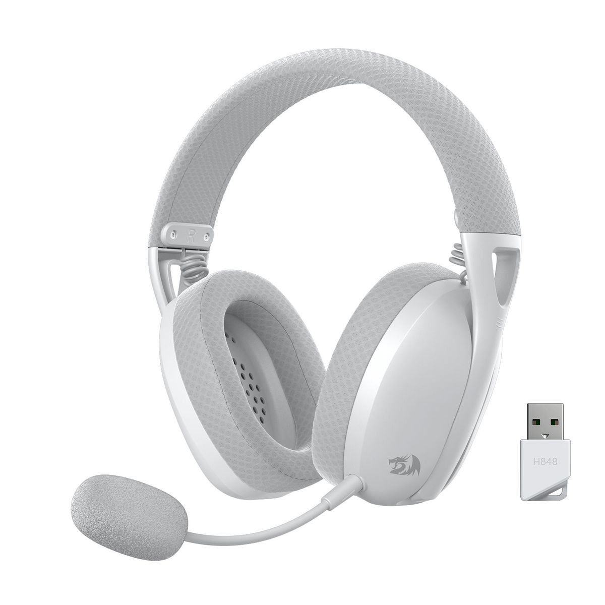 REDRAGON - Audifono REDRAGON H848G IRE Gray C Micrófono Bluetooth Wireless