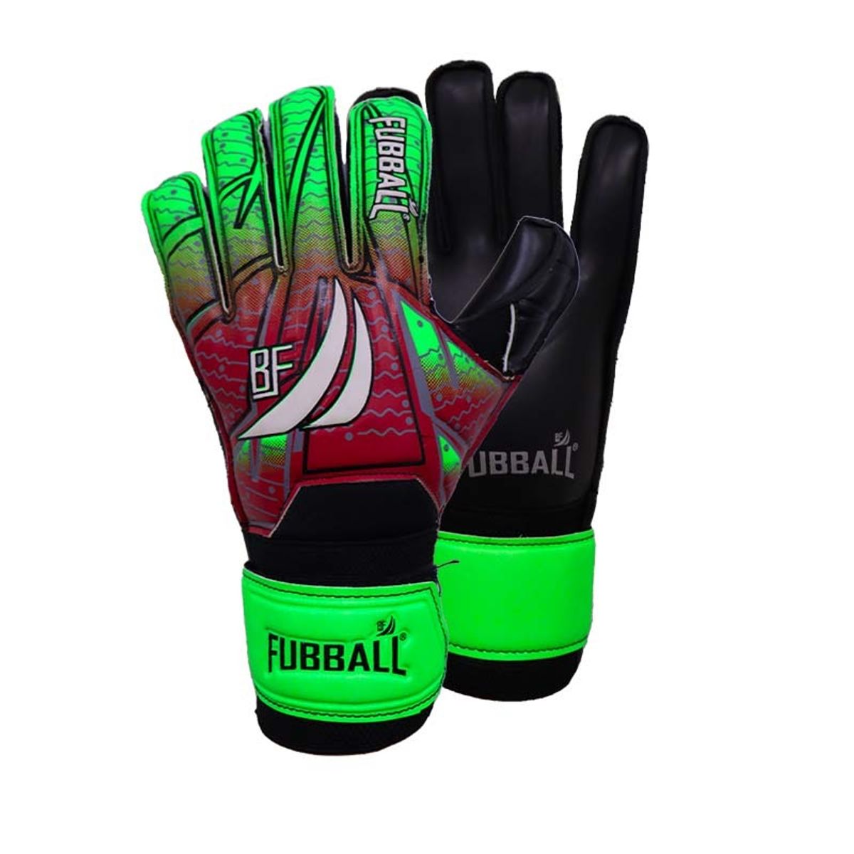 GENERICO - GUANTES PARA ARQUERO FUBBALL R5 TALLA 10 VERDE