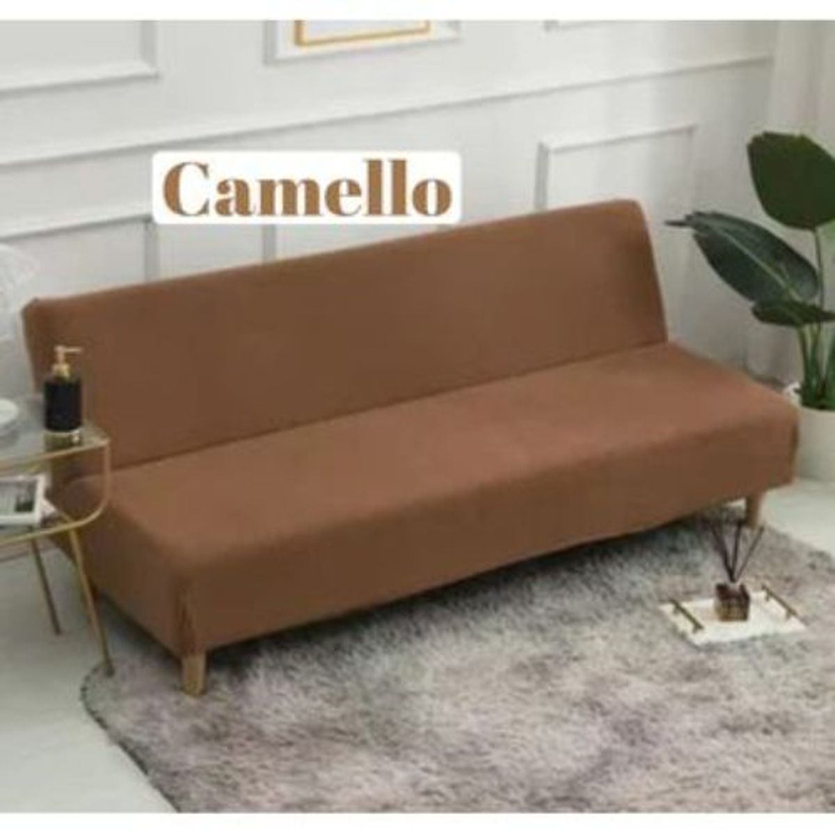 GENERICO - Forro para Futon o Sofa cama Camello