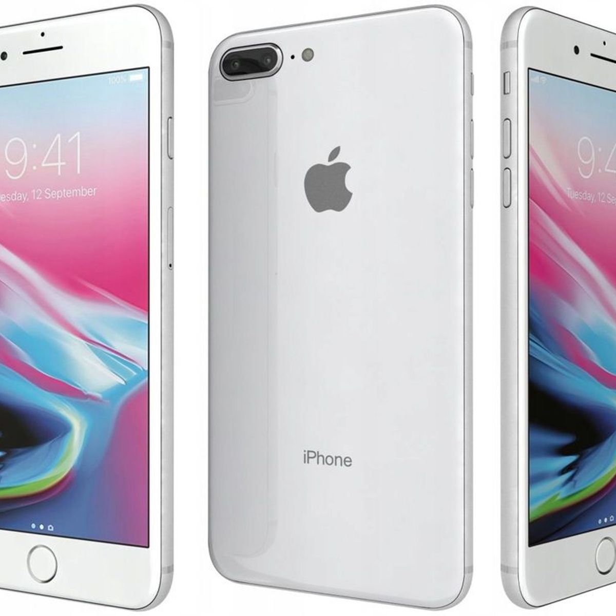 APPLE - iPhone 8 Plus 128gb Grado A Plata Reacondicionado