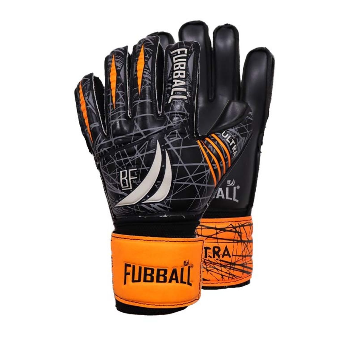GENERICO - GUANTES PARA ARQUERO FUBBALL ULTRA TALLA 9 NARANJA