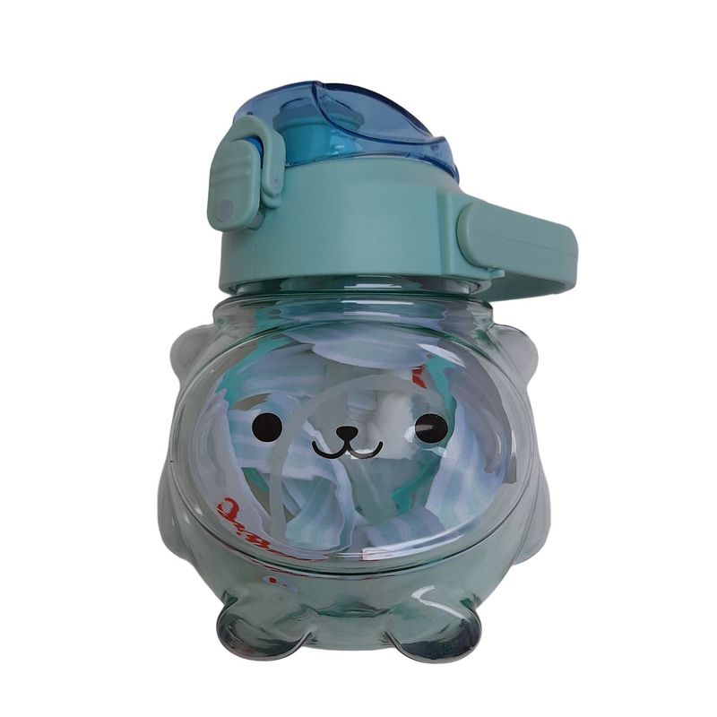 GENERICO - Tomatodo Osito Kawaii con Stickers - Verde