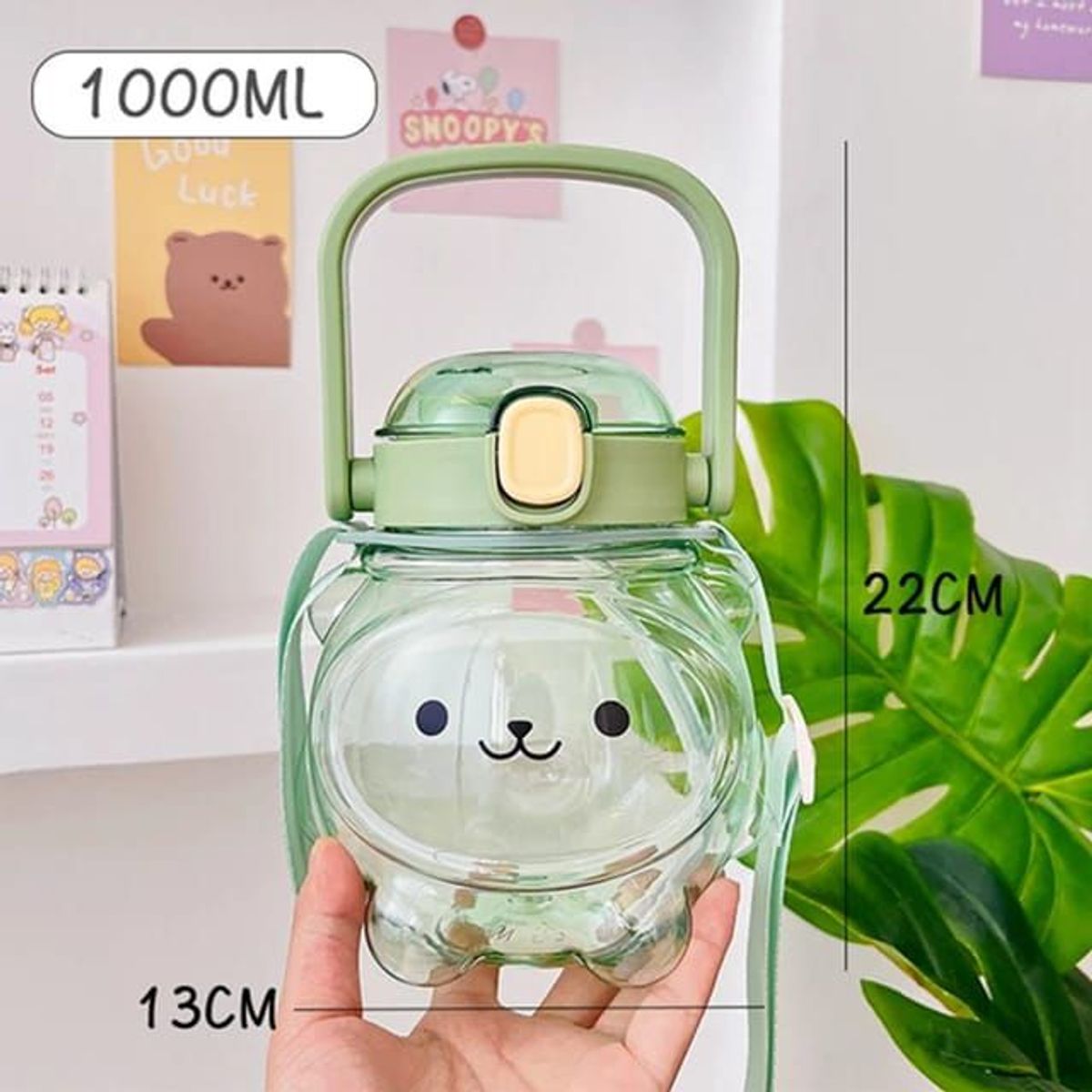 GENERICO - Tomatodo Osito Kawaii con Stickers - Verde