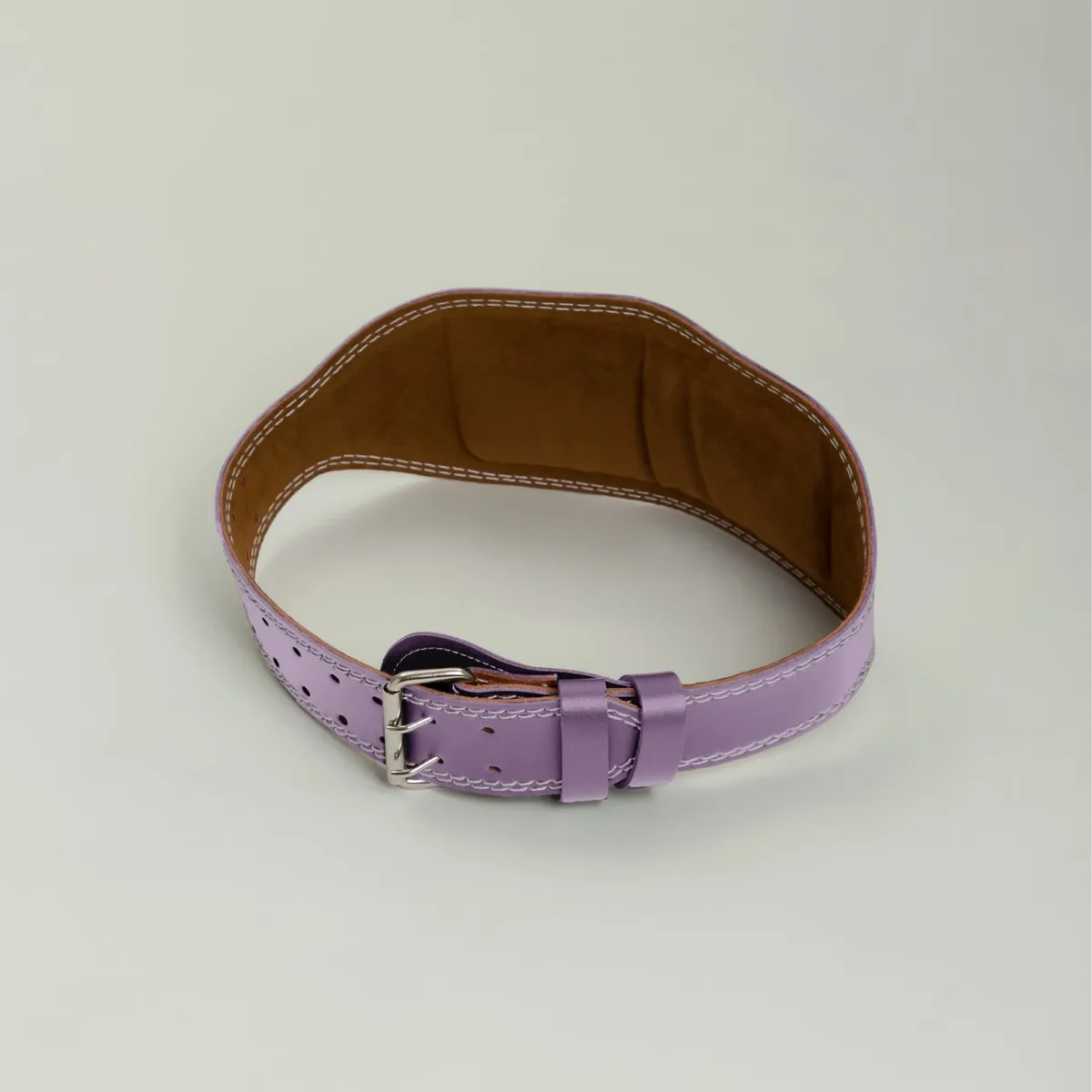 WORK OUT - CINTURON O CORREA PARA PESAS GIMNASIO CROSSFIT - MORADO