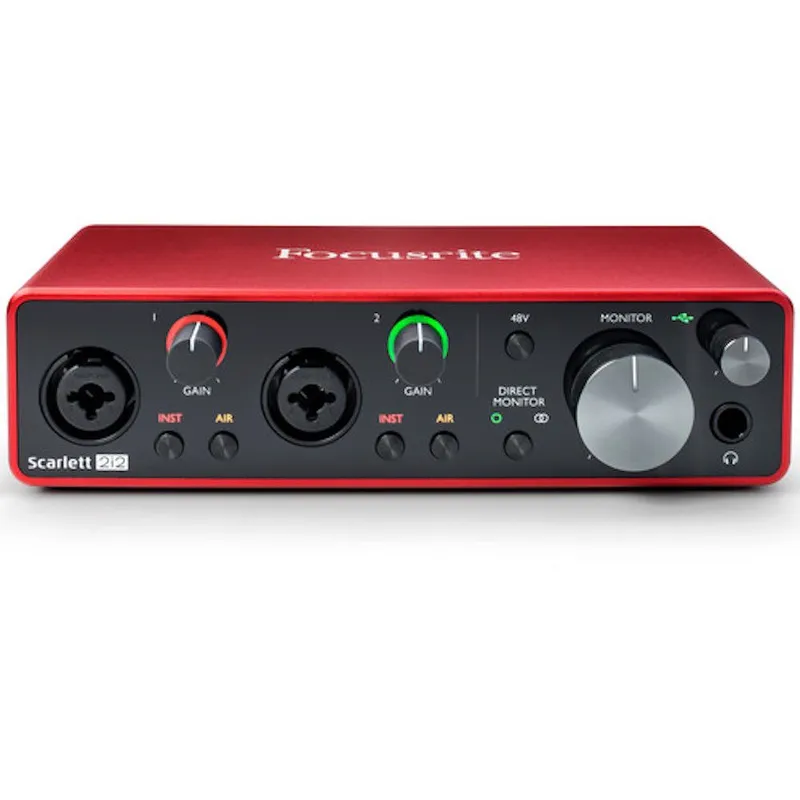 FOCUSRITE - Focusrite Scarlett 2i2 3rd Gen Interfaz De Audio