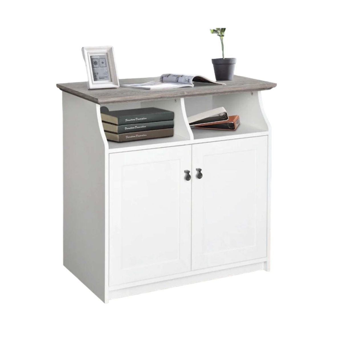 VENTITAS HOME - Cómoda Aparador Vanity Ventitas Home Siena y Blanco