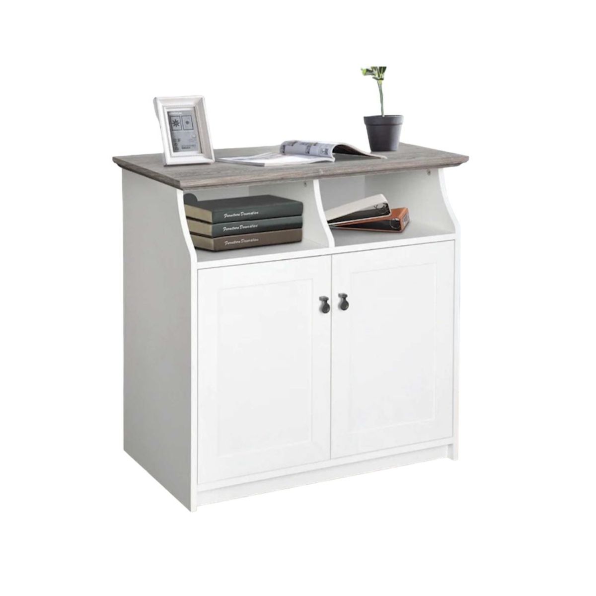 VENTITAS HOME - Cómoda Aparador Vanity Ventitas Home Siena y Blanco