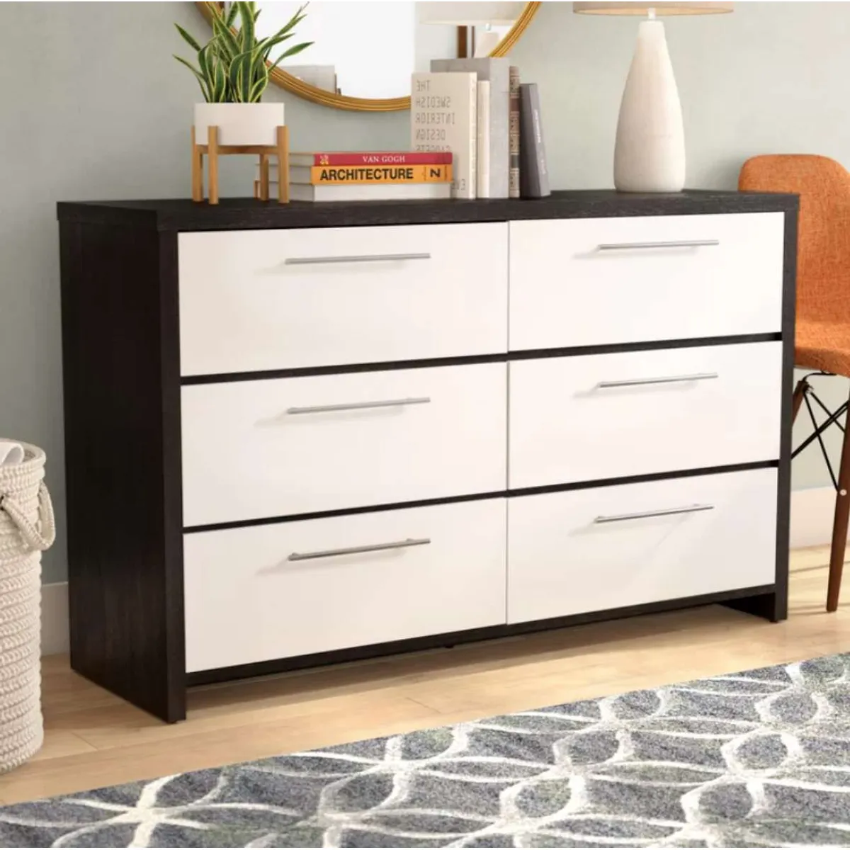 VENTITAS HOME - Cómoda Moderna Ulea 6 Compartimientos Ventitas Home Liberty