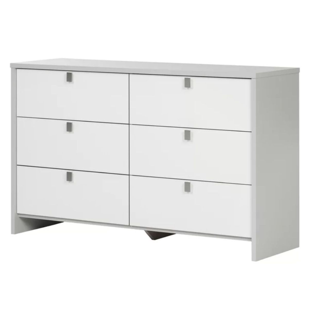 VENTITAS HOME - Cómoda Moderna Wasner Ventitas Home Gris y Blanco