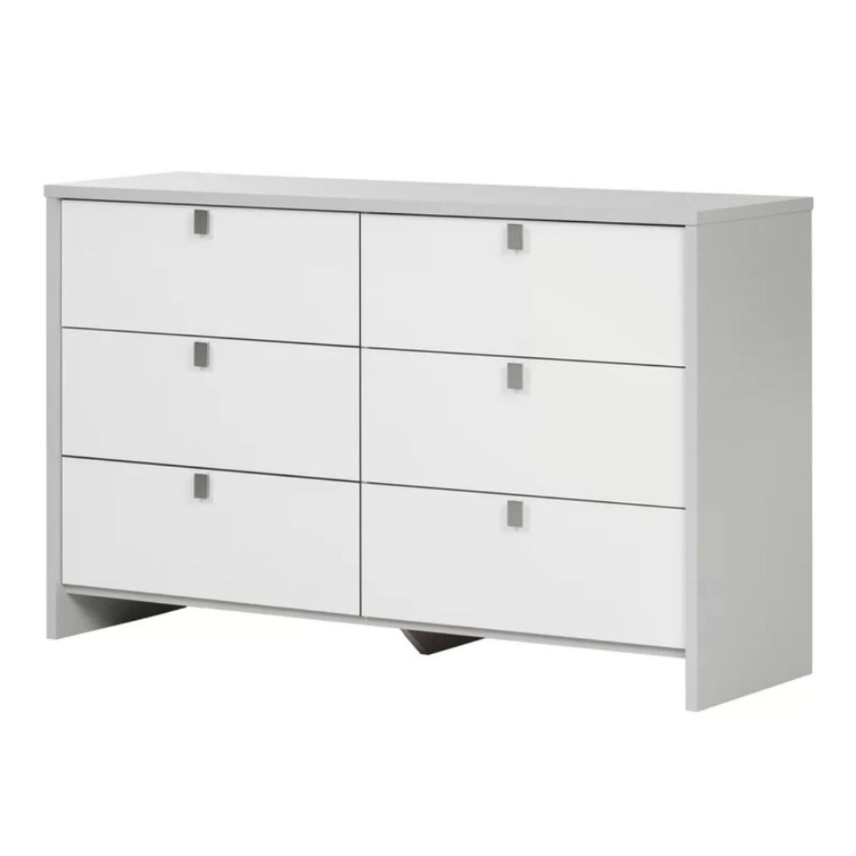 VENTITAS HOME - Cómoda Moderna Wasner Ventitas Home Gris y Blanco