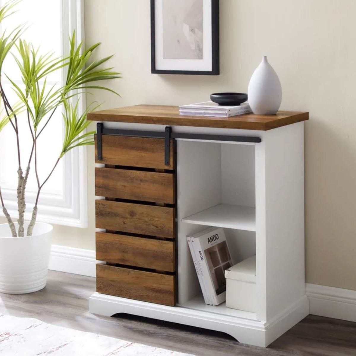 VENTITAS HOME - Cómoda Industrial Hassan Ventitas Home Caramelo