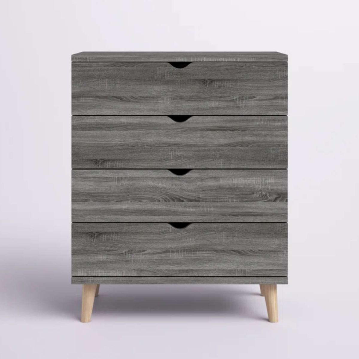 VENTITAS HOME - Cómoda Vintage Luna 4 Cajones Ventitas Home Olmo Suizo