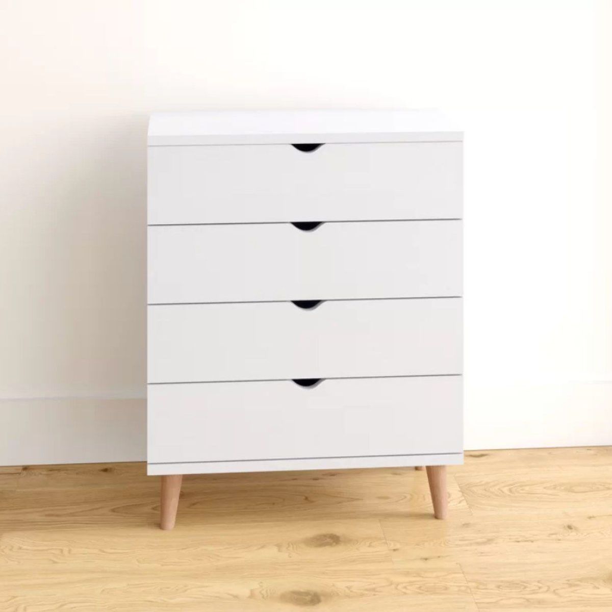 VENTITAS HOME - Cómoda Vintage Luna 4 Cajones Ventitas Home Blanco