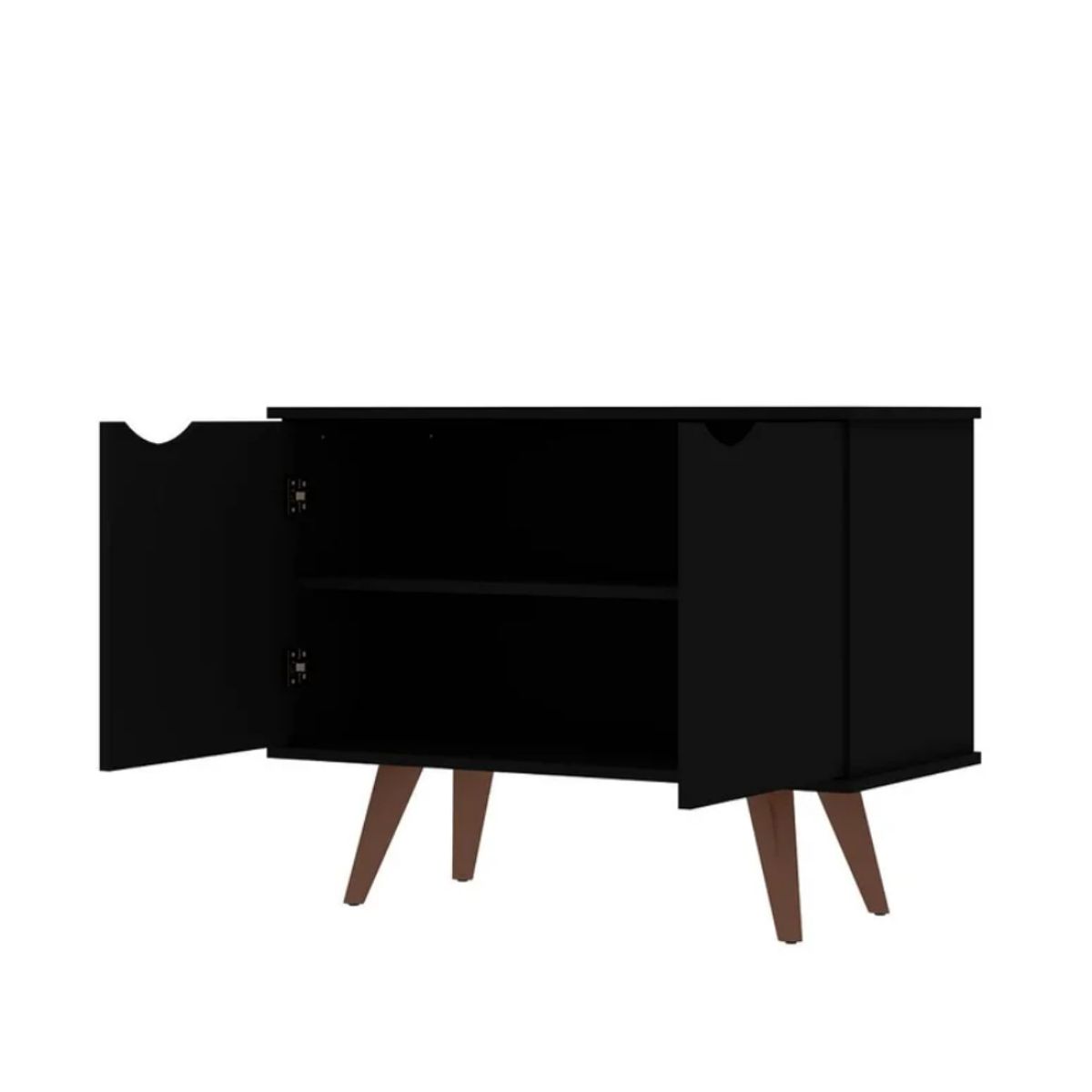 VENTITAS HOME - Cómoda Aparador Irina 2 Compartimientos Ventitas Home Negro