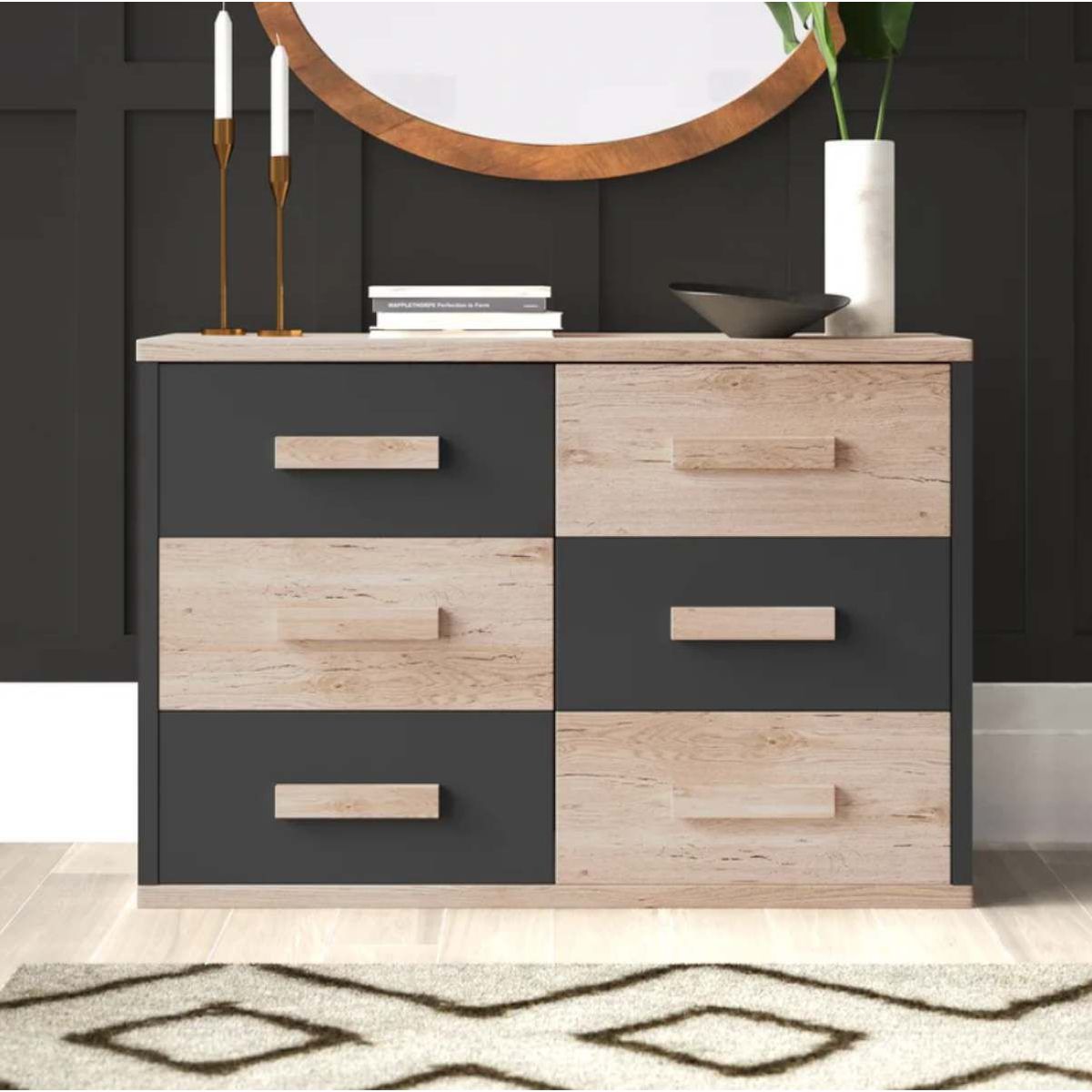 VENTITAS HOME - Cómoda Minimalista Liberté Ventitas Home Perillo y Negro