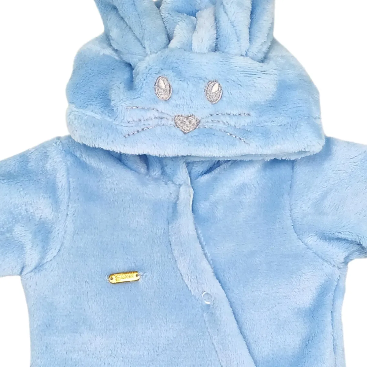 GENERICO - Enterizo acolchado Conejo Celeste