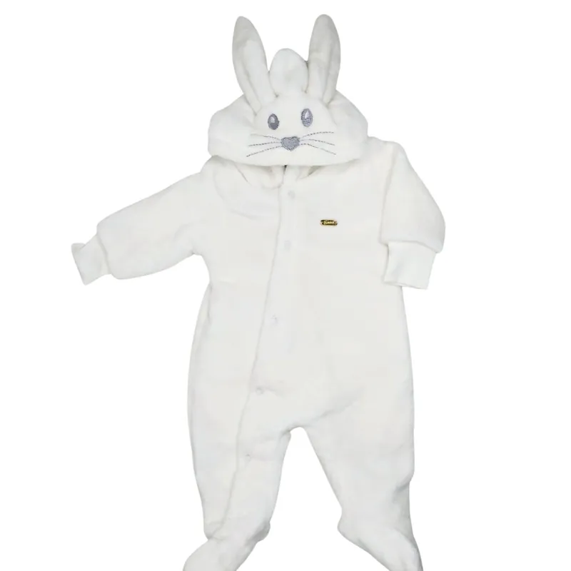 GENERICO - Enterizo acolchado Conejo Blanco